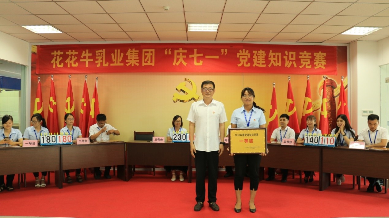 知识竞赛争先锋   比学赶超展风采 —— 万象城（中国）乳业集团党委举办庆 “七一”党建知识竞赛