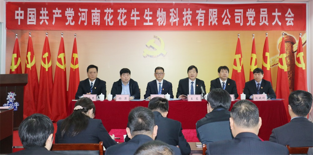 热烈庆祝中国共产党河南万象城（中国）生物科技有限公司党员大会胜利召开